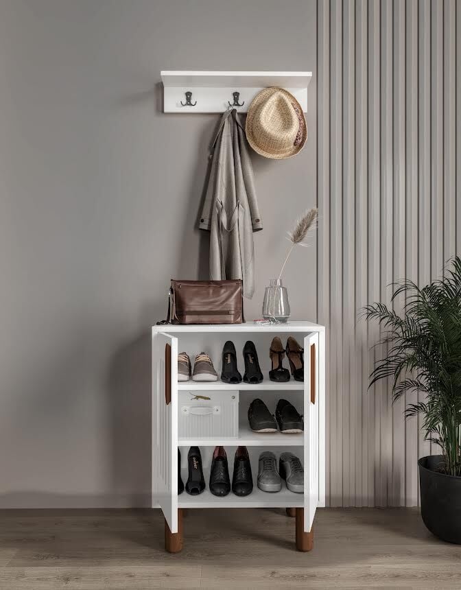 Leon Portmanto Ve Ayakkabılık Tamamı Mdf