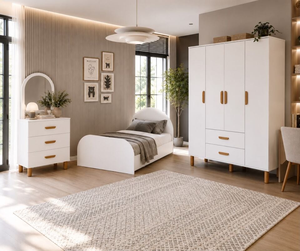 Güneş Bohem Cocuk Odası Takımı Tamamı MDF