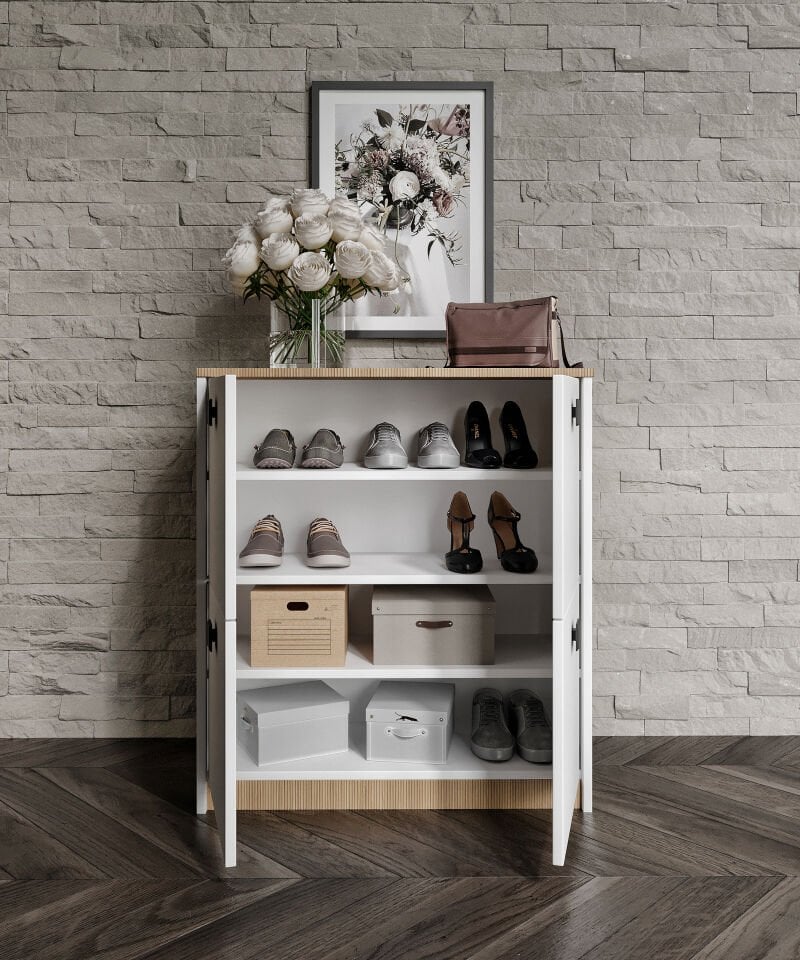 Asya Ayakkabılık Ve Çok Amaçlı Dolap Tamamı MDF