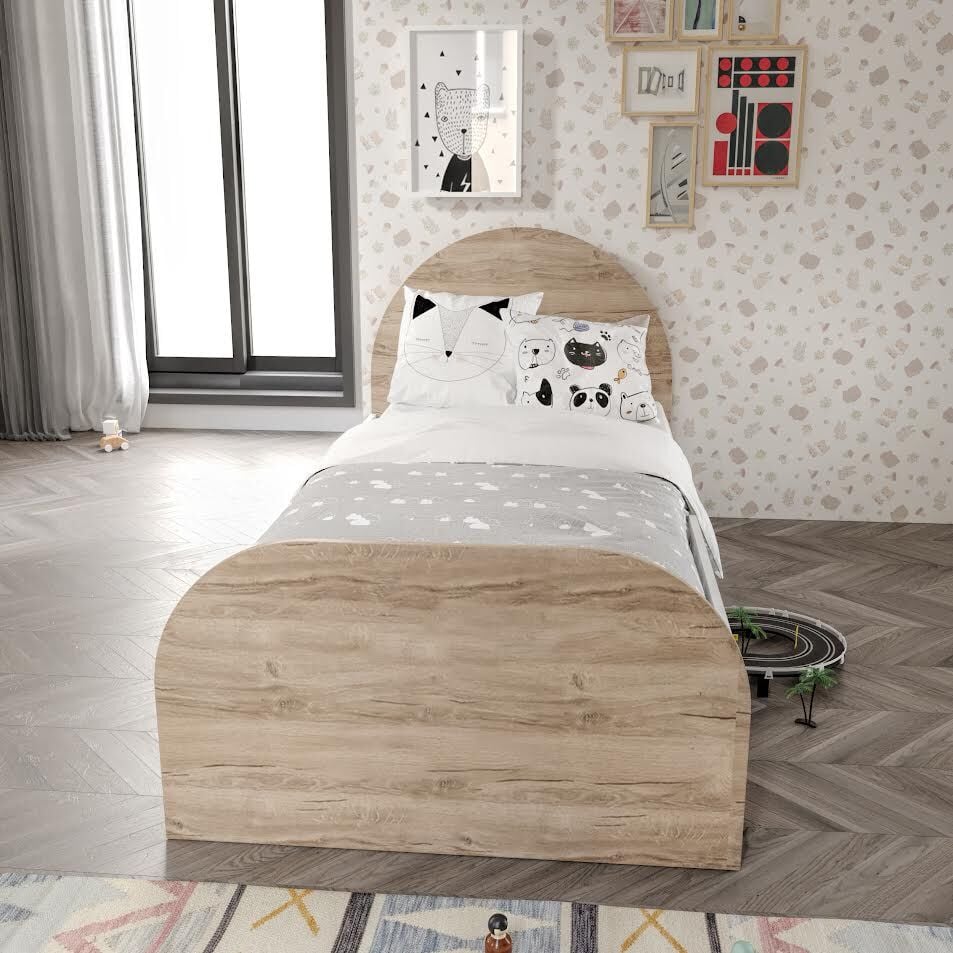 Ildır Tek Kişilik Karyola Tamamı Mdflam 90x190 Flora Beyaz