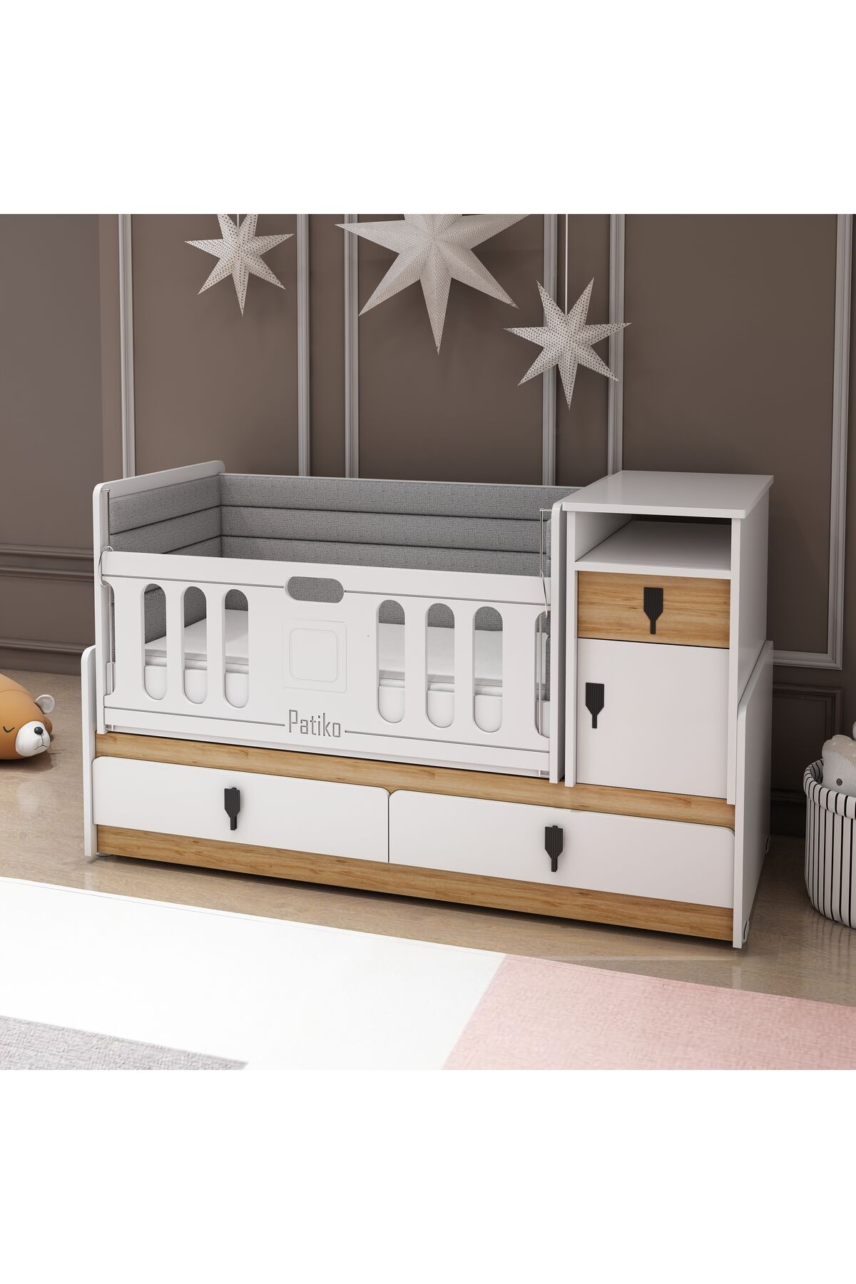 Elit Asansörlü Sallanır Büyüyen Beşik Somon