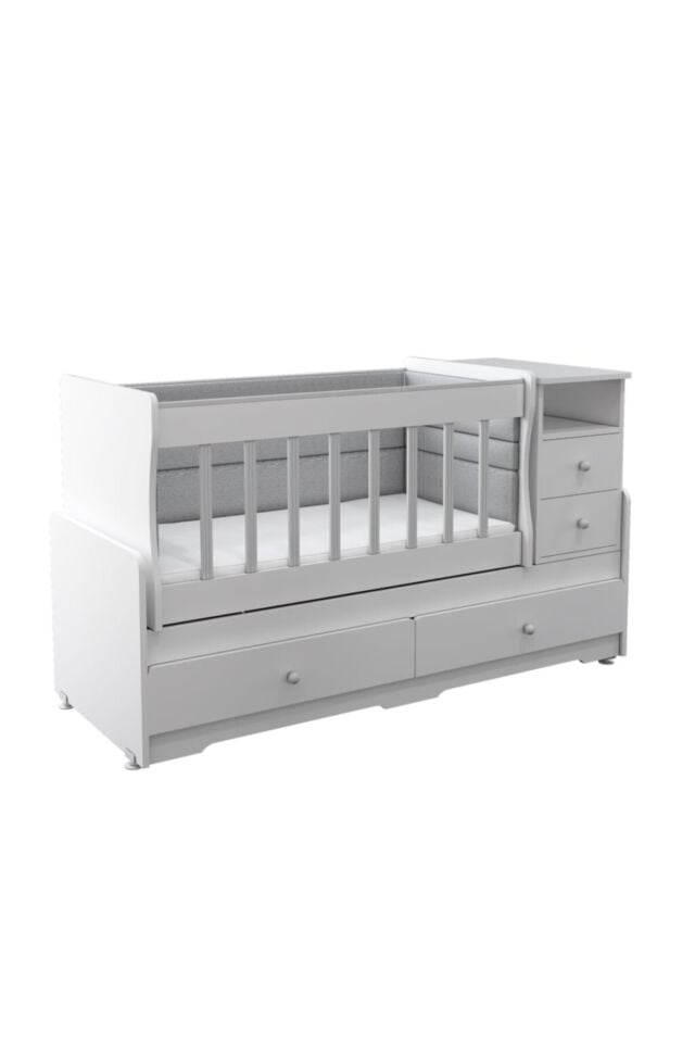 Swing Lüks Büyüyen Beşik Beyaz