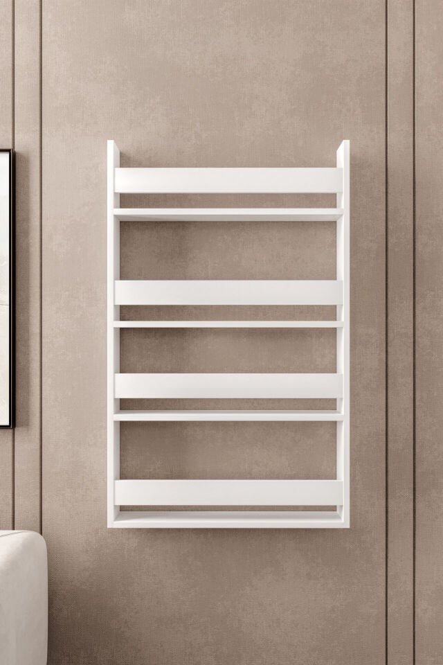 Afilli Montessori Çocuk Odası Kitaplığı Mdf Kitaplık 10x74x120 cm