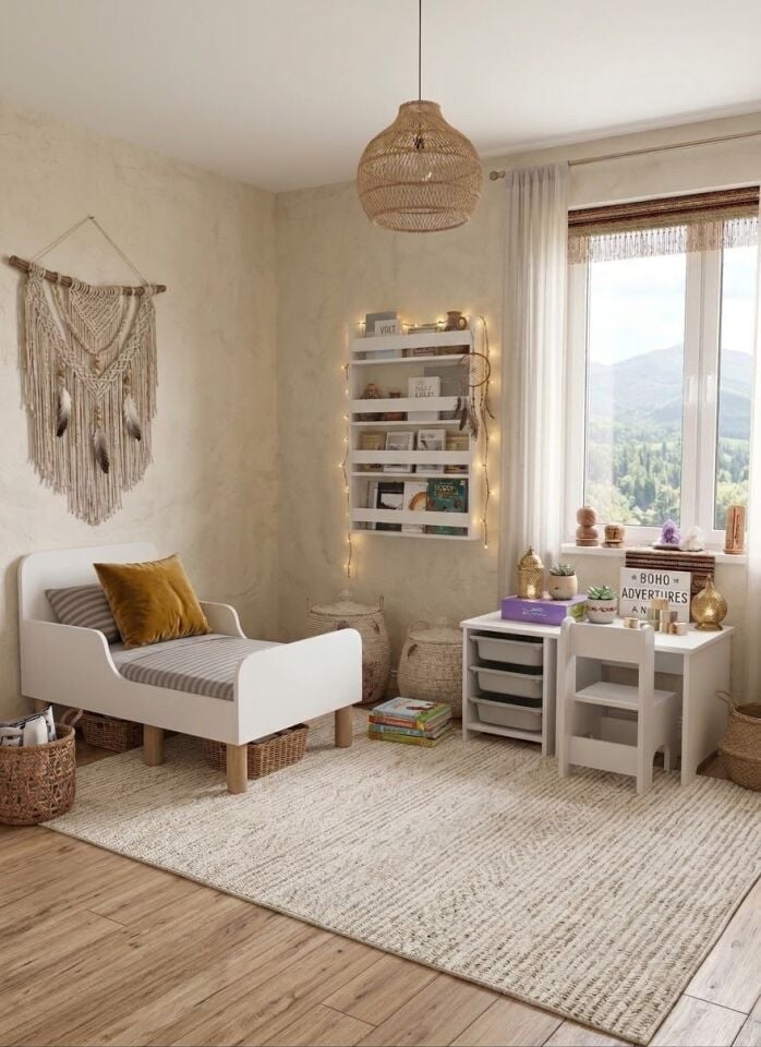 Afilli MONTESSORI COCUK ODASI BEYAZ TAMAMI MDF