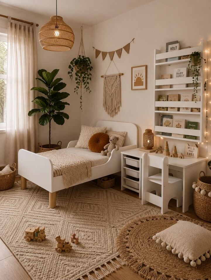 Afilli MONTESSORI COCUK ODASI BEYAZ TAMAMI MDF